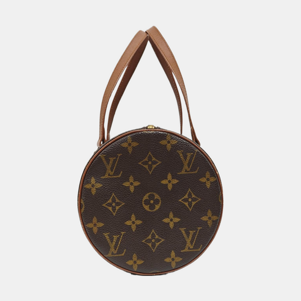 PAPILLON 30 Monogram Coated Canvas Brown