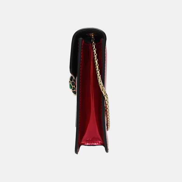 SERPENTI FOREVER Small Patent Leather Red