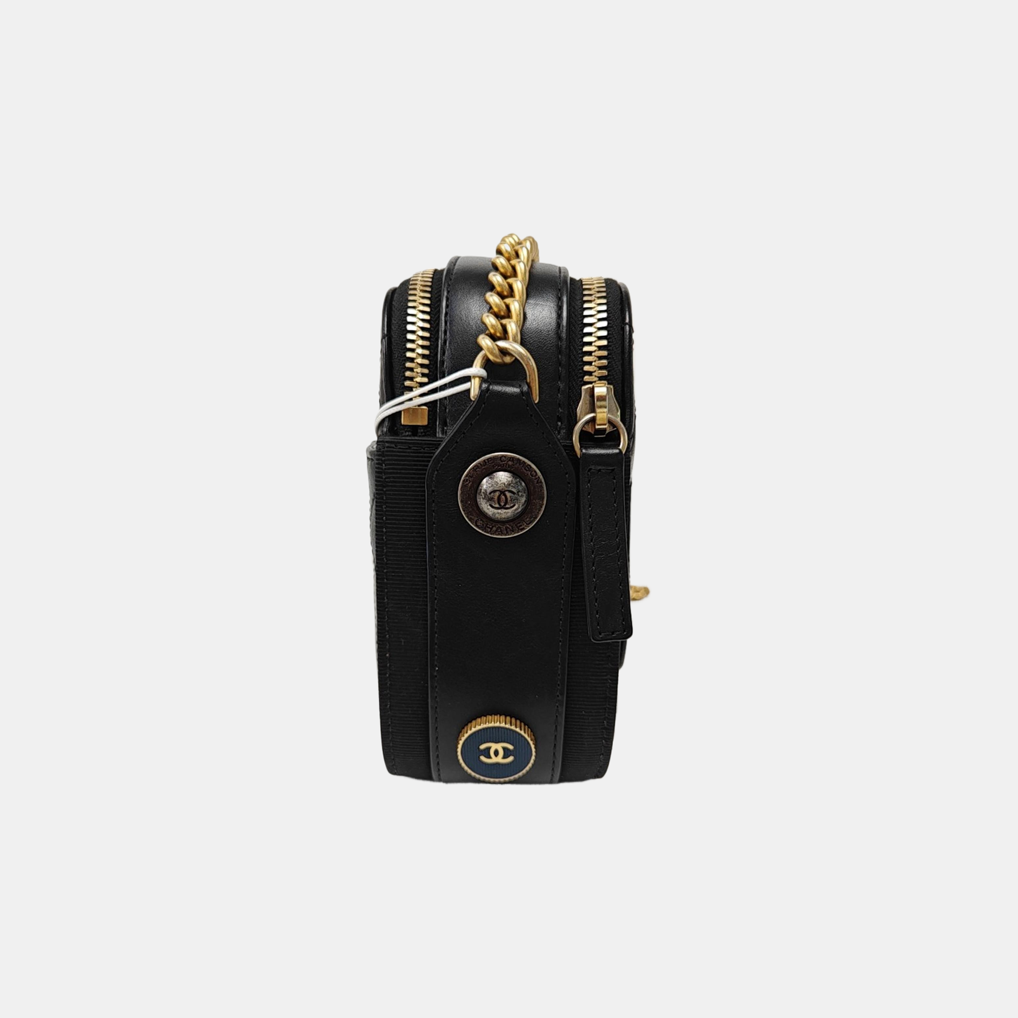 Quilted Calfskin Black