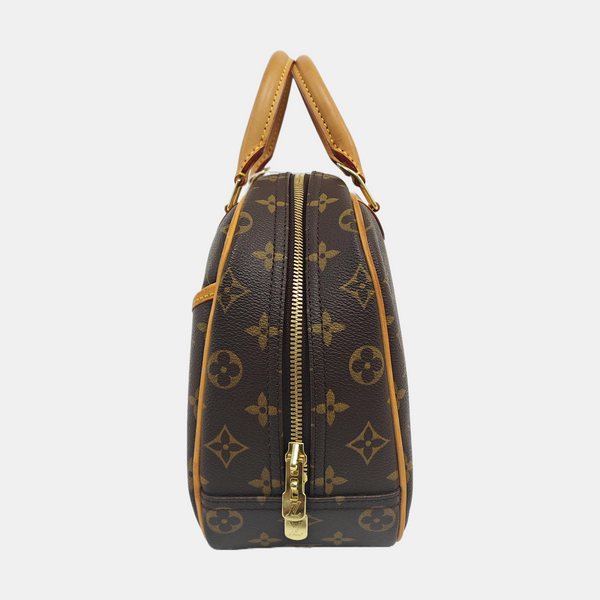 DEAUVILLE Monogram Coated Canvas Brown