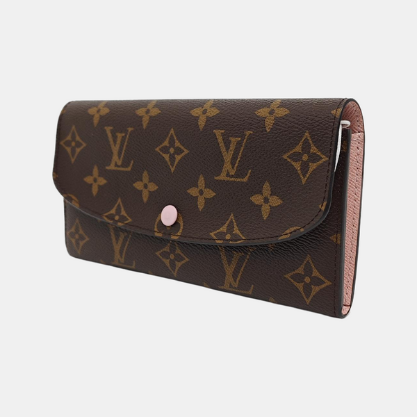 EMILIE Monogram Coated Canvas Brown