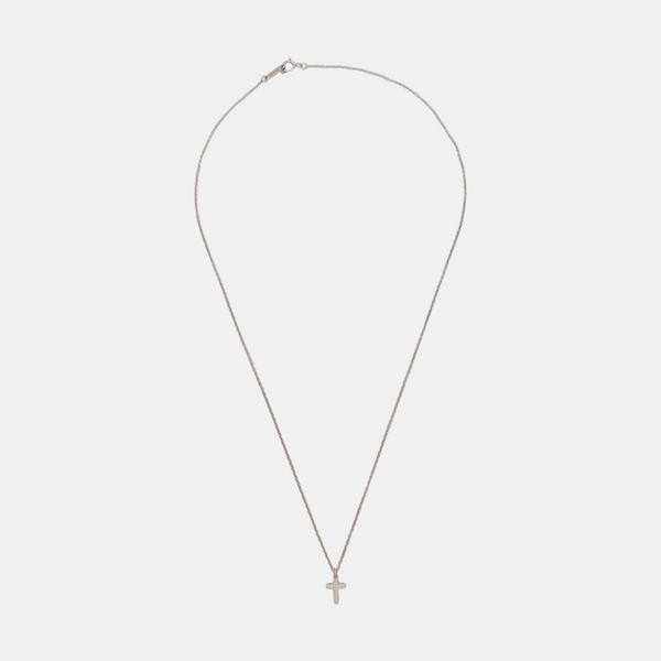 18k White Gold Silver Necklace