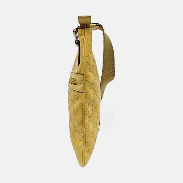 Monogram Calfskin Shoulder Bag Yellow