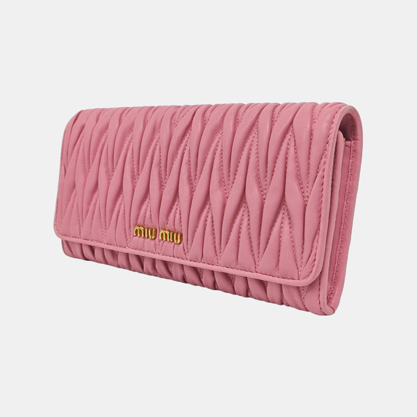 Lambskin Wallet Pink