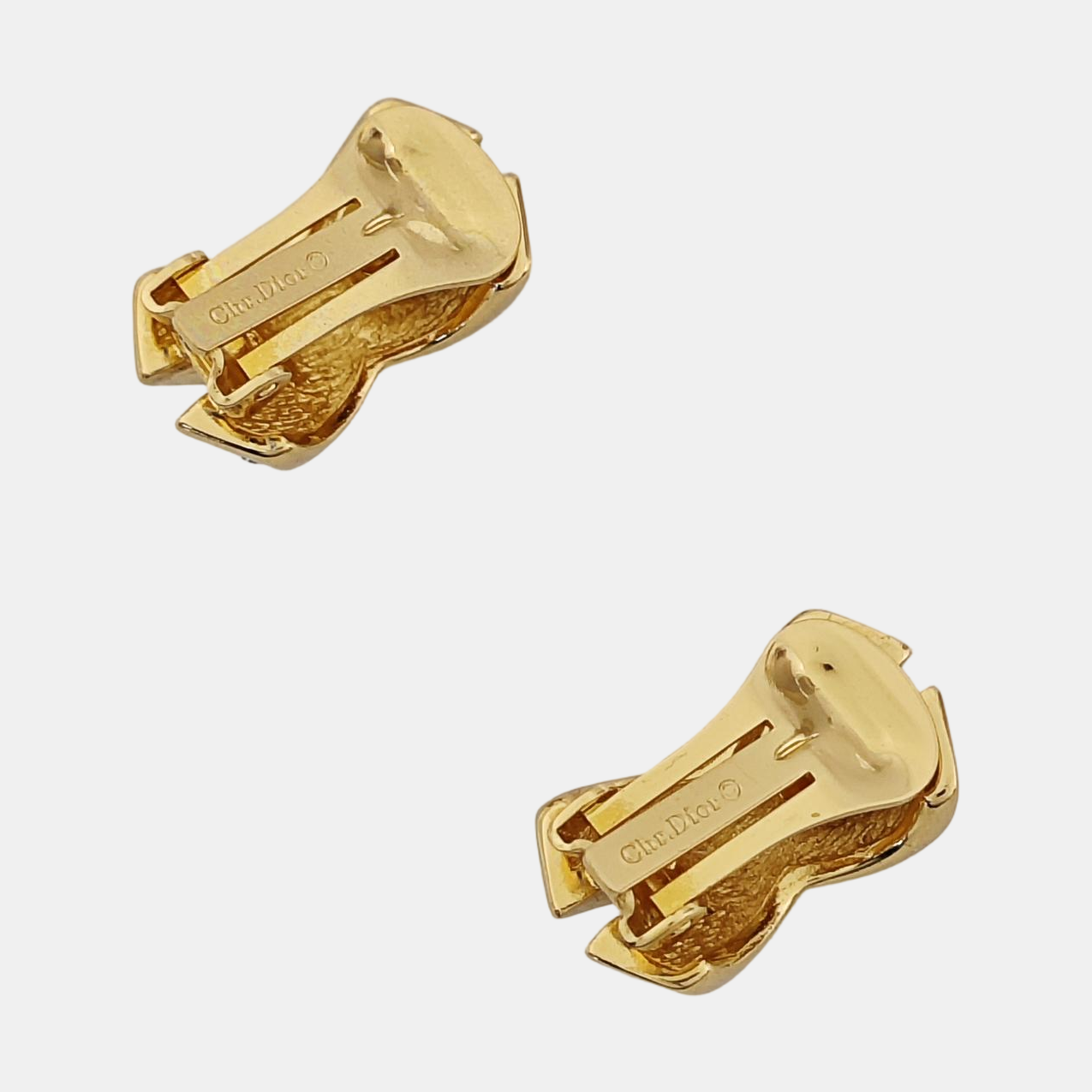 Metal Gold Clip On Earrings