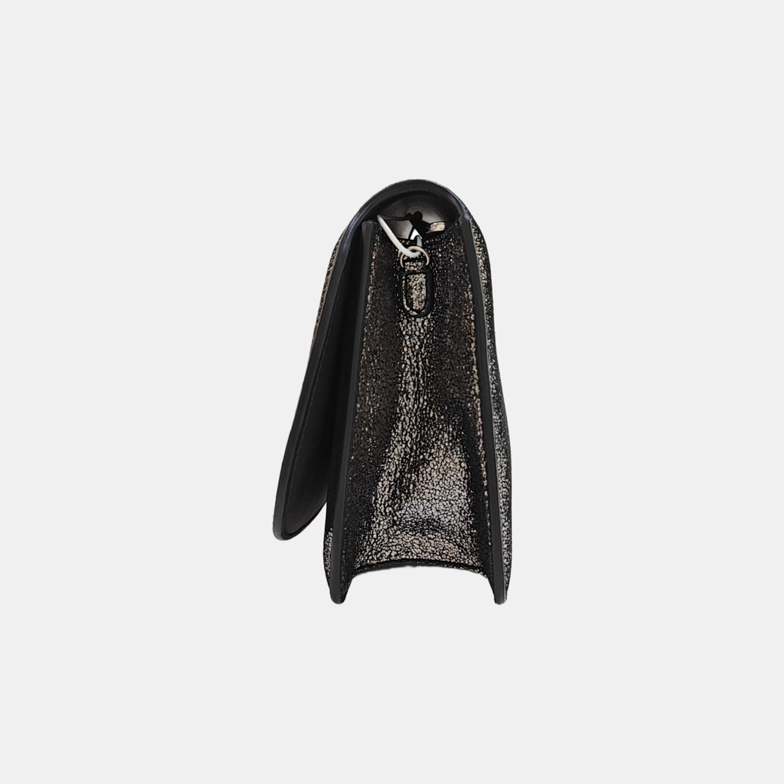 Gancini Lambskin Silver