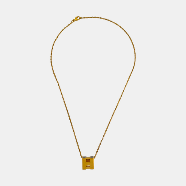 Cage D'h Metal Gold Necklace