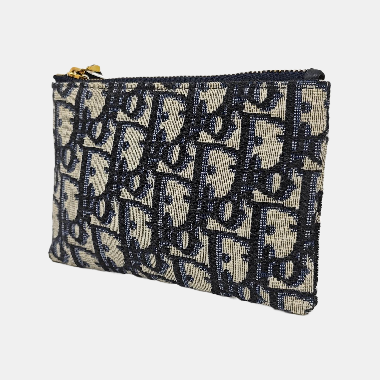 Oblique Canvas Wallet Blue