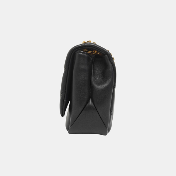 SERPENTI CABOCHON Small Quilted Calfskin Black