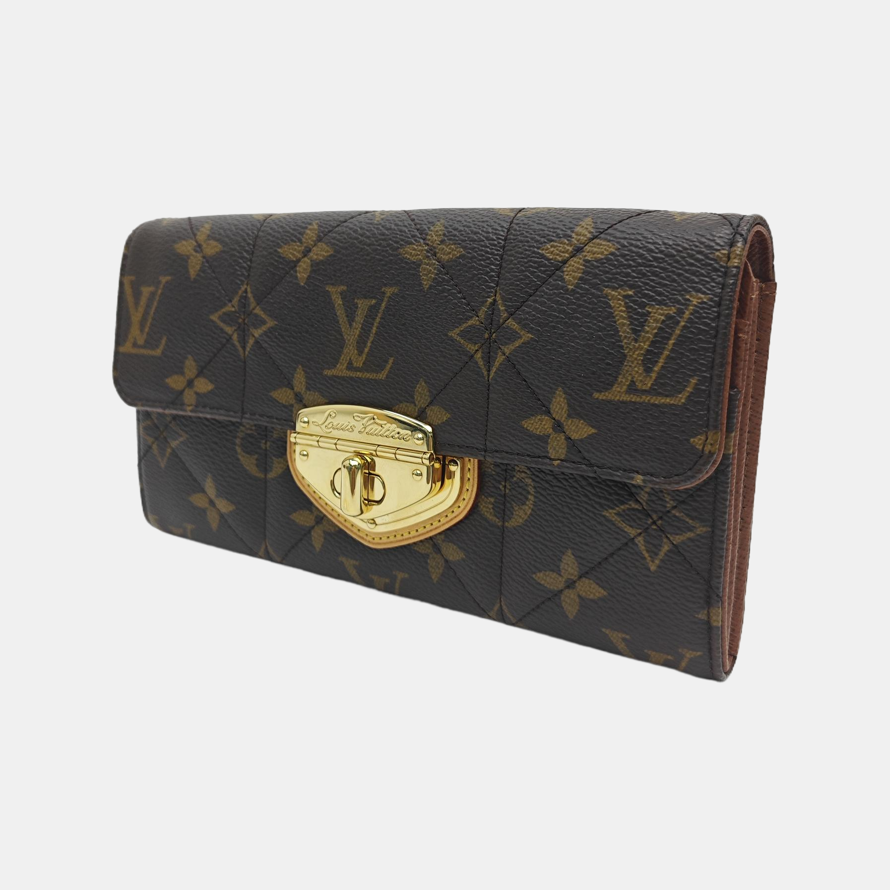 ETOILE Monogram Coated Canvas Brown