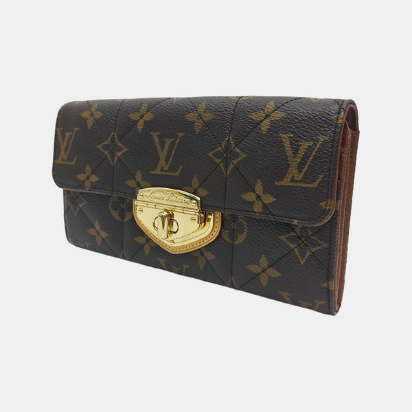 ETOILE Monogram Coated Canvas Brown