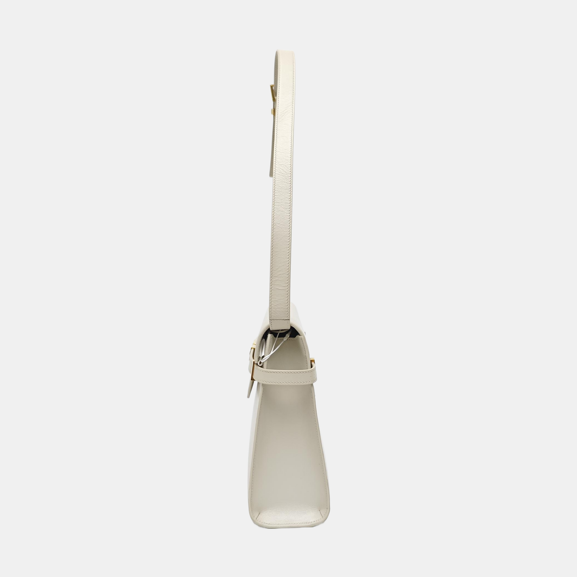 MANHATTAN Medium Calfskin White