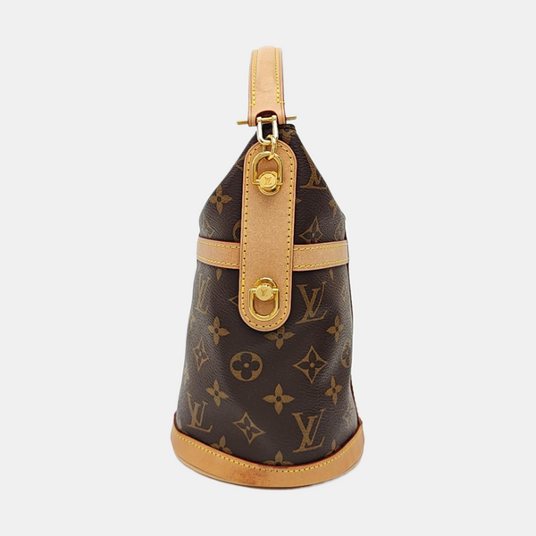 DUFFLE Monogram Coated Canvas Brown