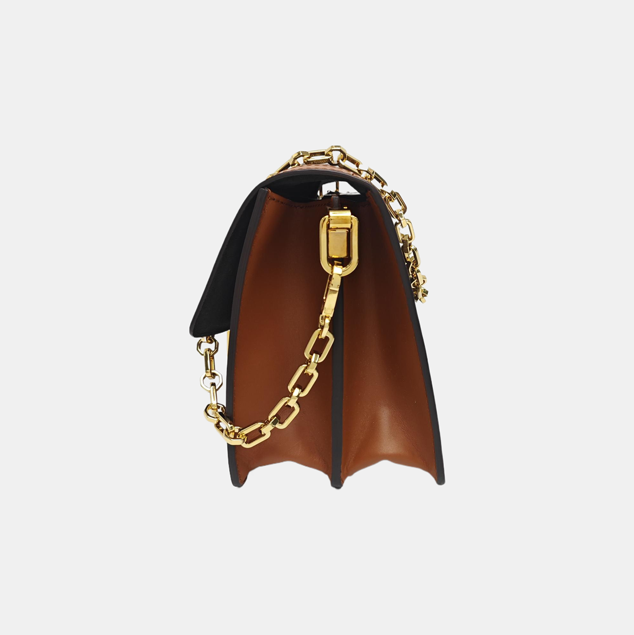 DAUPHINE MM Monogram Coated Canvas Brown