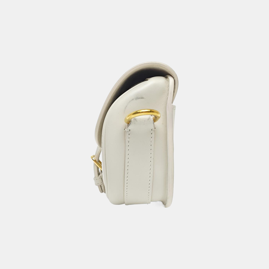 Bobby Medium Calfskin White