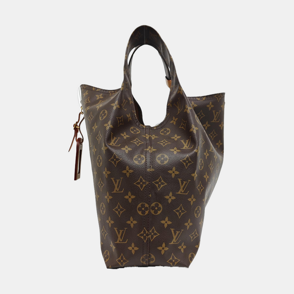 ATLANTIS Monogram Coated Canvas Brown