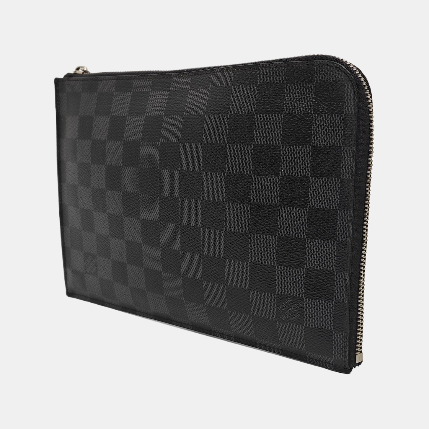 Pochette Jour PM Damier Graphite Coated Canvas Gray