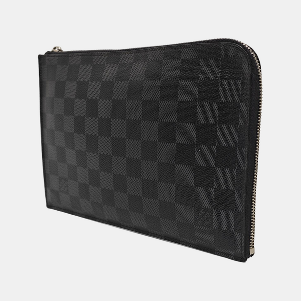 Pochette Jour PM Damier Graphite Coated Canvas Gray