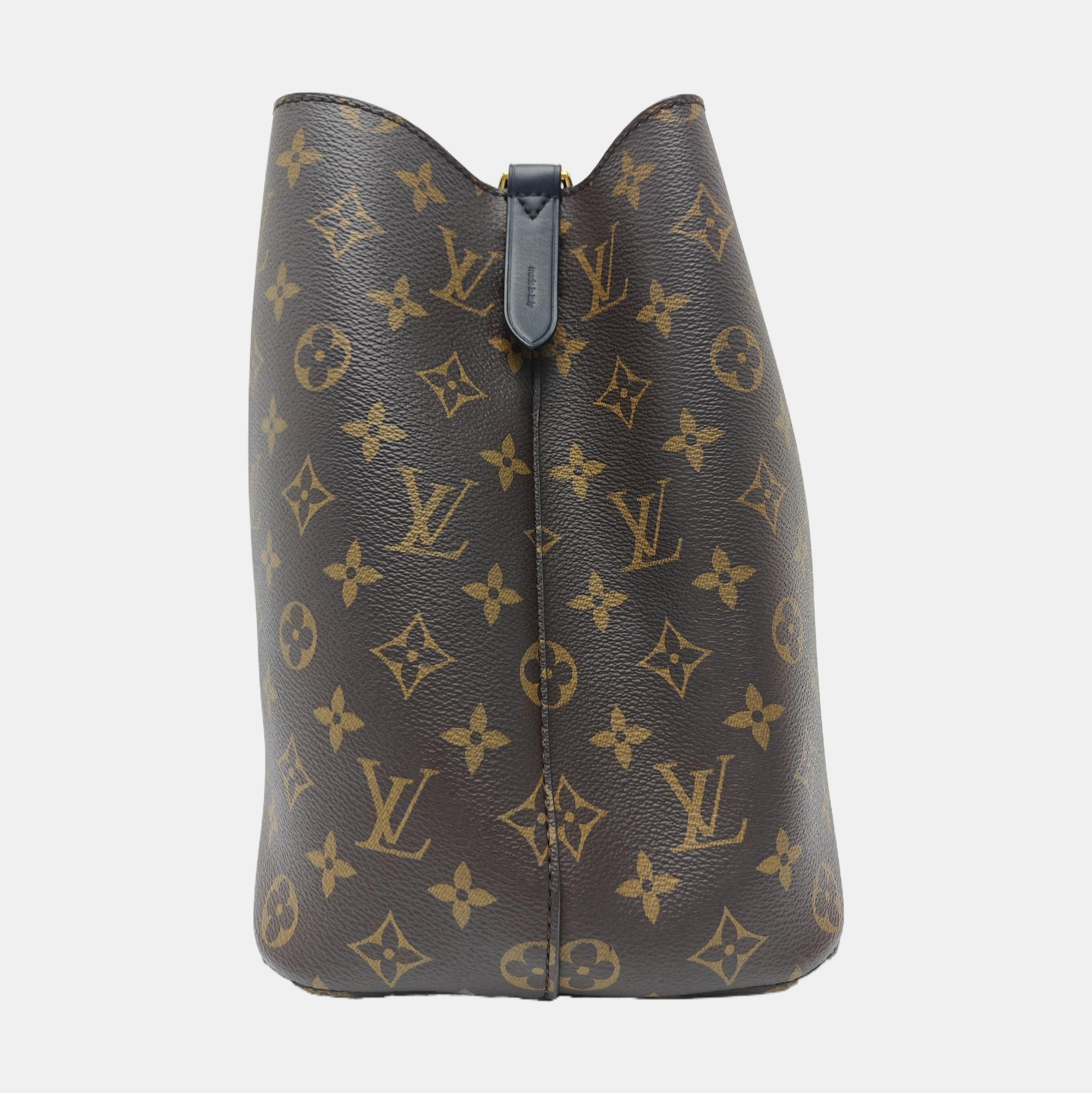 NÉONOÉ MM Monogram Coated Canvas Brown