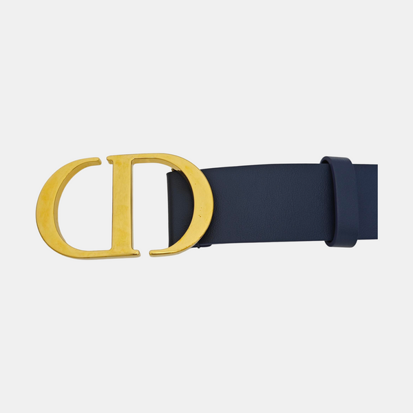 Leather Belt Blue