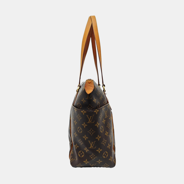 TOTALLY MM Monogram Coated Canvas Brown