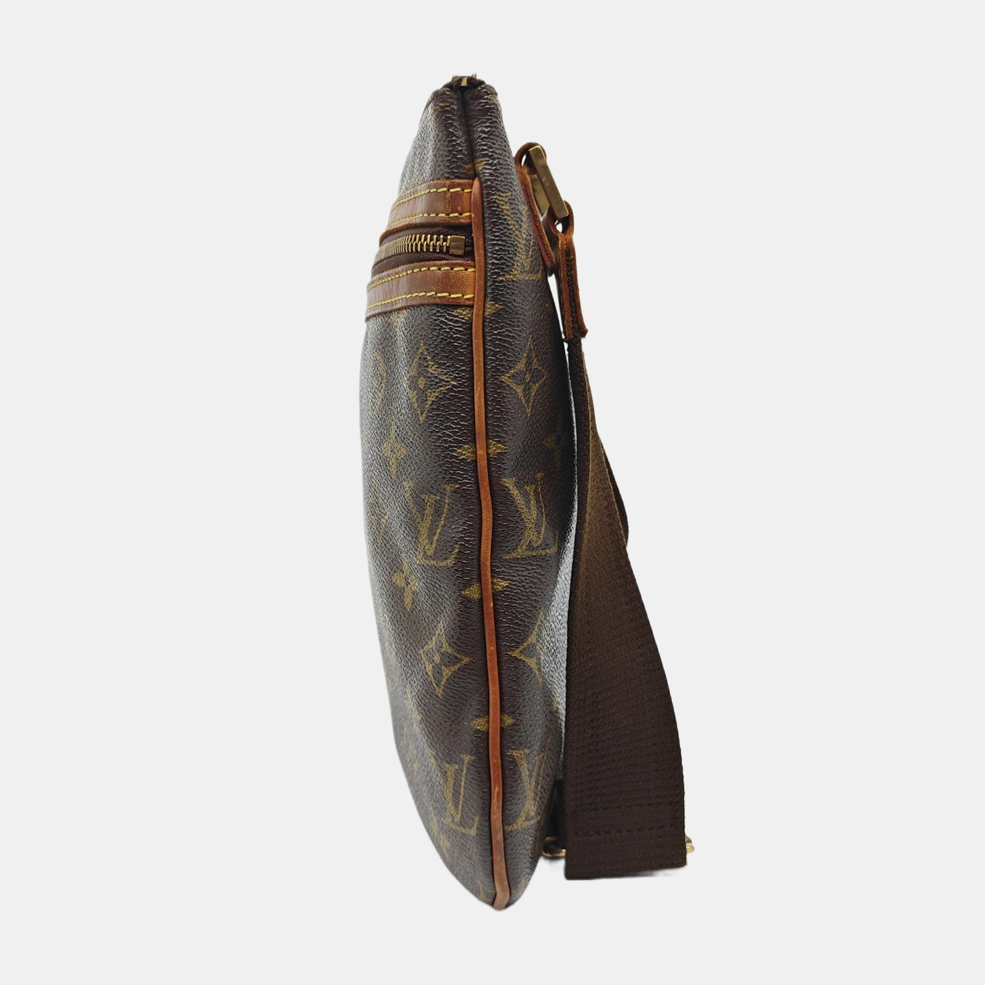 BOSPHORE Monogram Coated Canvas Brown