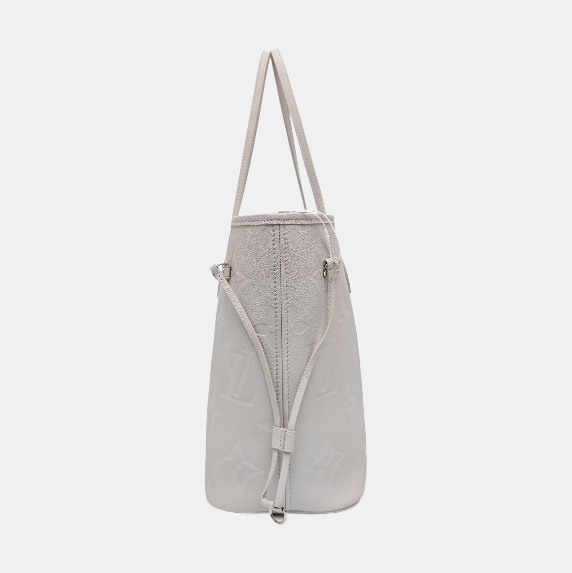 NEVERFULL MM Monogram Calfskin Gray
