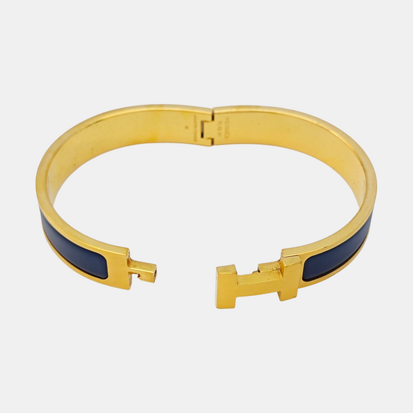 Clic H Metal Gold Bangle