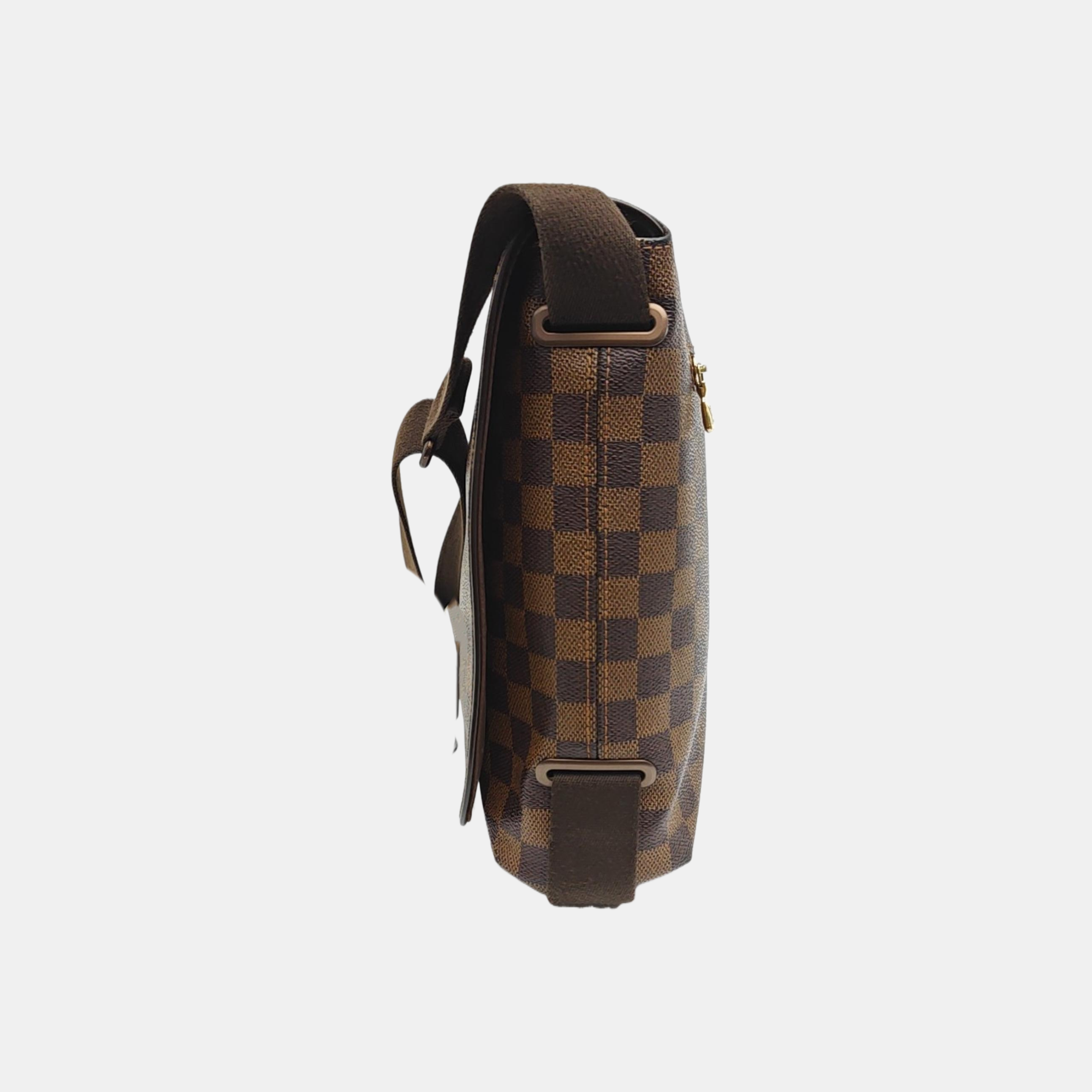 BROOKLYN Damier Ebene Coated Canvas Brown