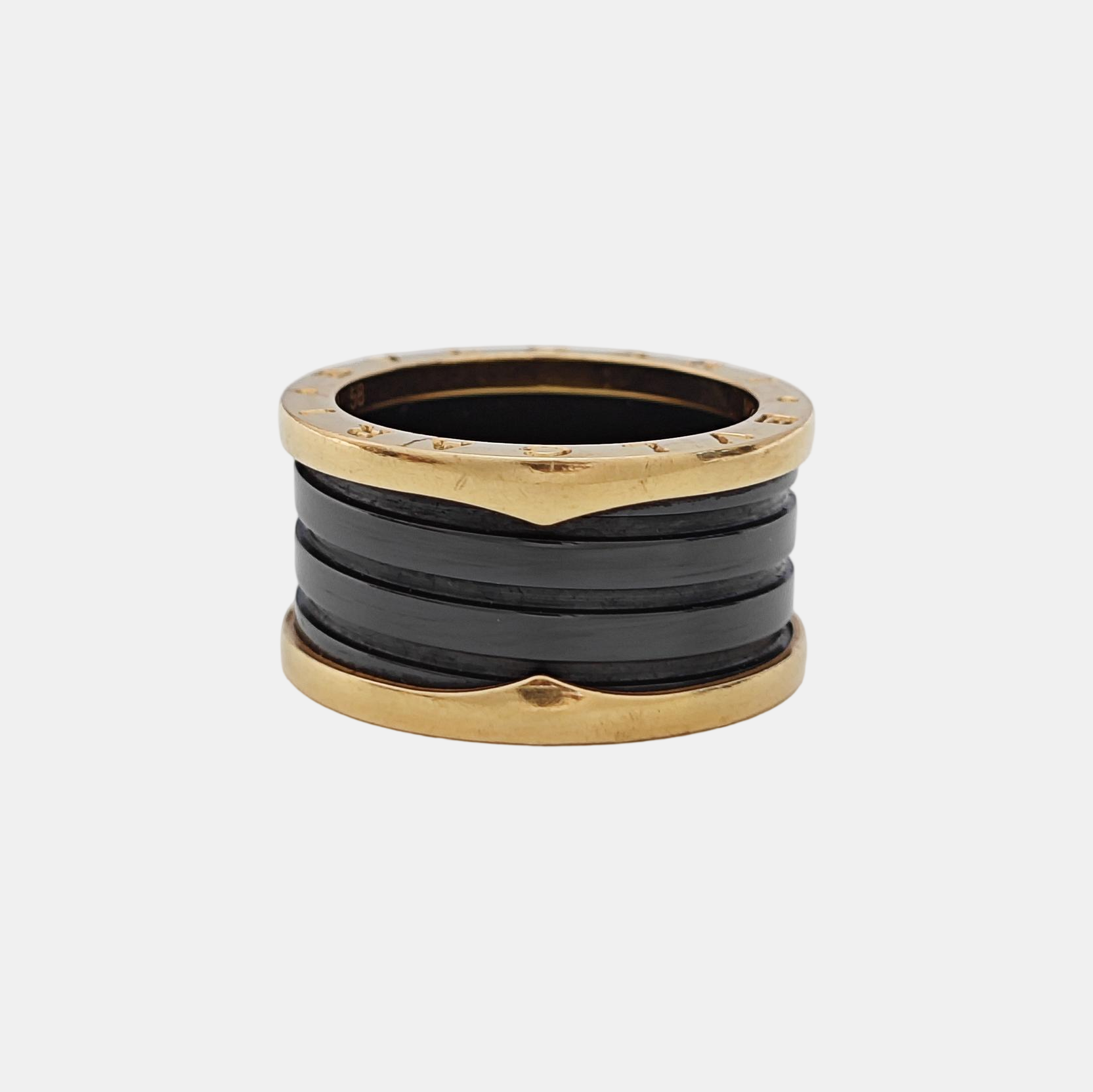 B.ZERO1 18k Rose Gold Ring EU 58