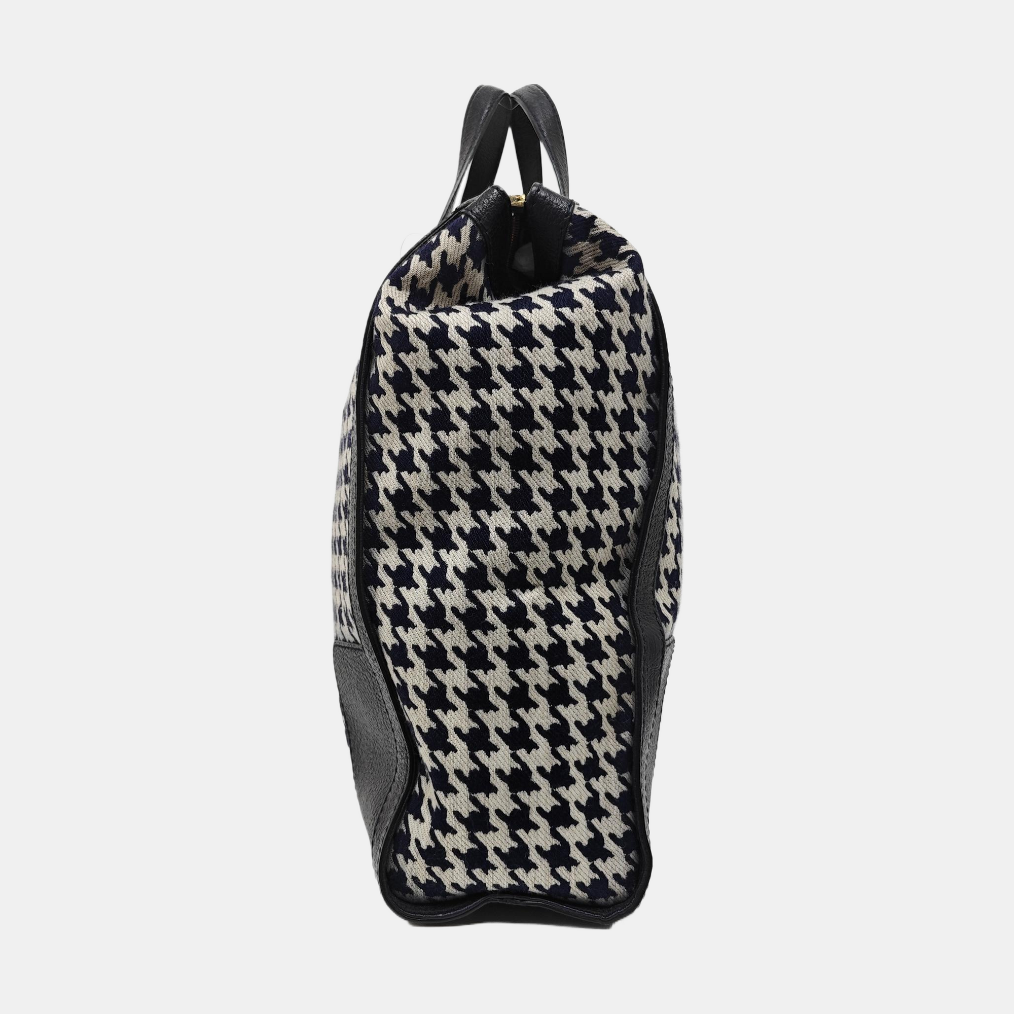 Fabric Top Handle Bag Multicolor