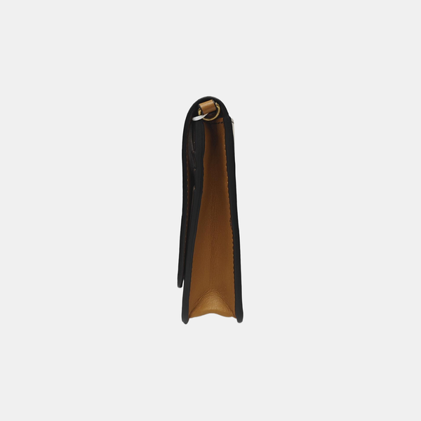 Chain Wallet Lambskin Gray