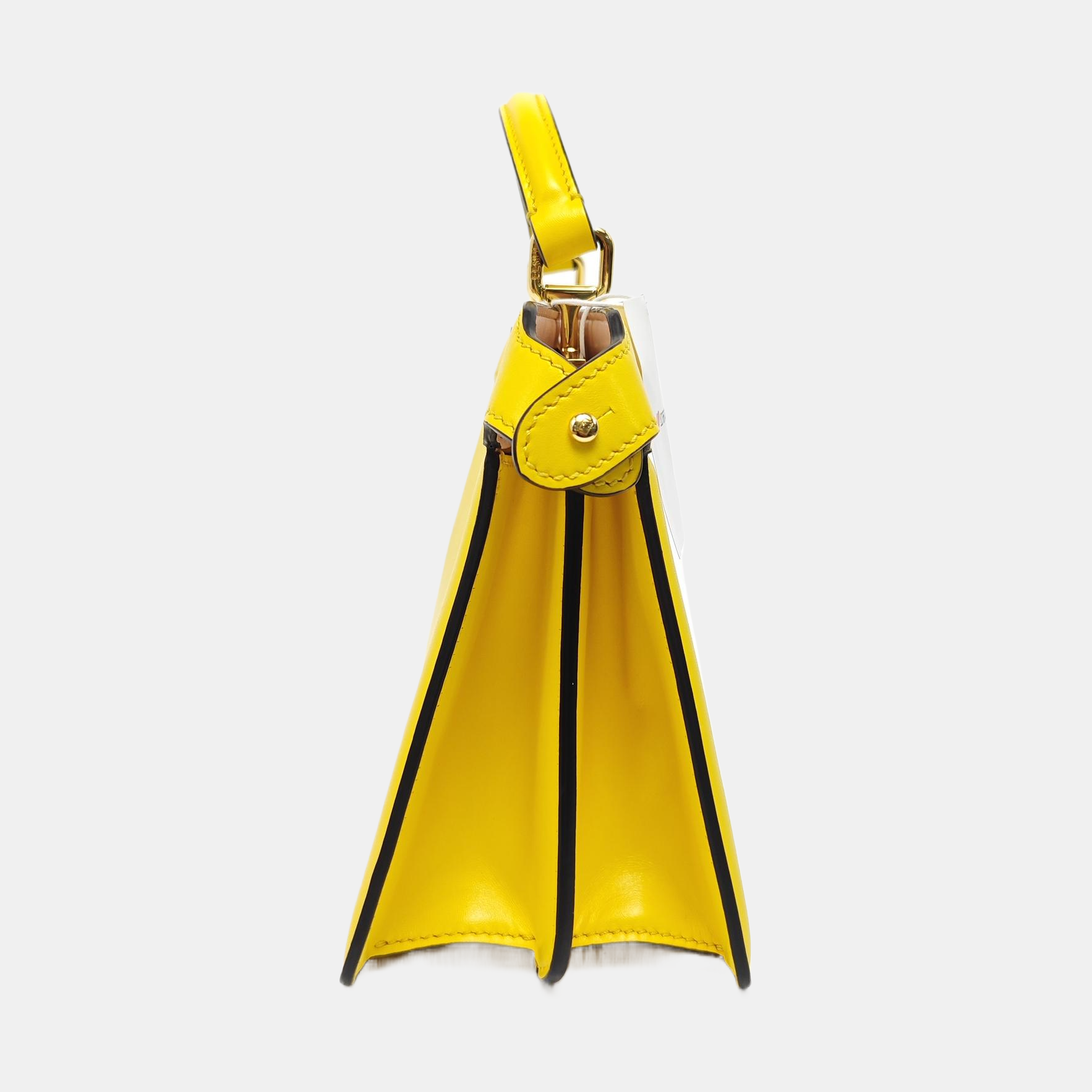 Peekaboo Medium Calfskin Yellow