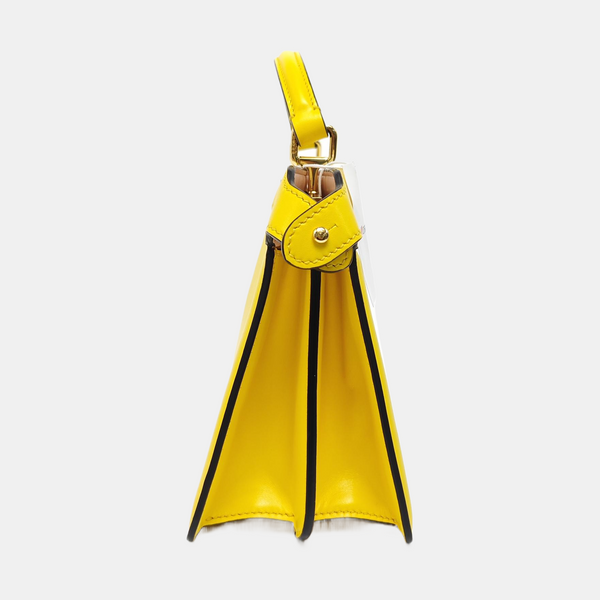 Peekaboo Medium Calfskin Yellow