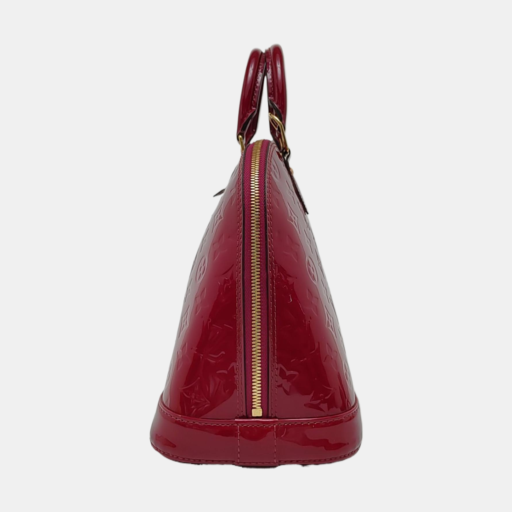 Authenticated pre-owned  ALMA PM Patent Leather Red - Top Handle Bag at Looply