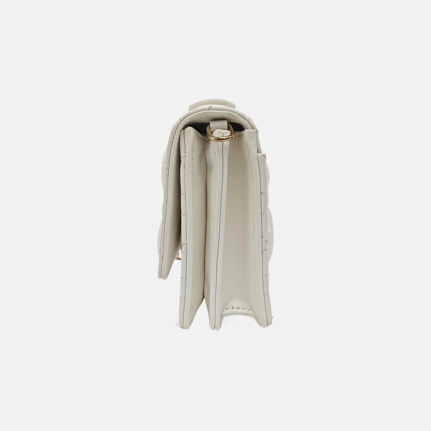 Lady Dior Small Cannage Lambskin White