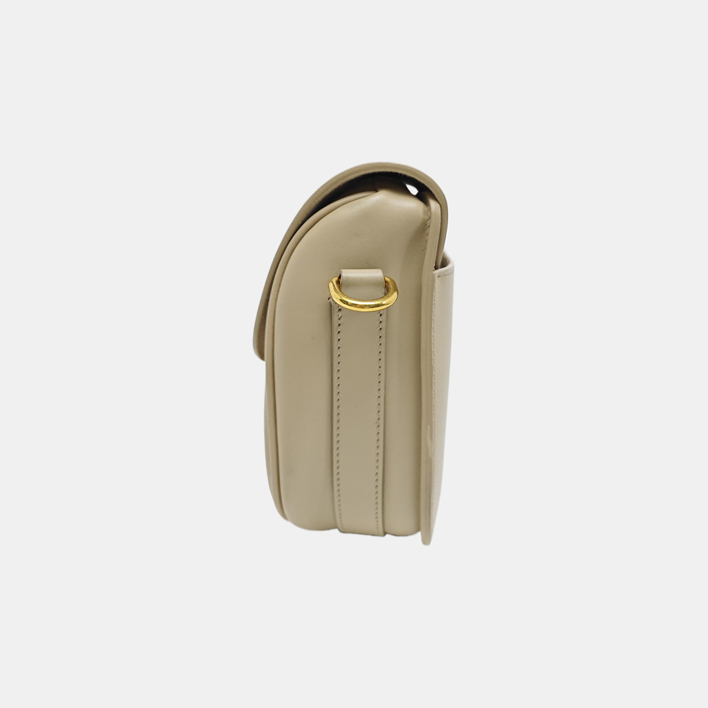 Authenticated pre-owned  Bobby Medium Calfskin Beige - Crossbody Bag at Looply