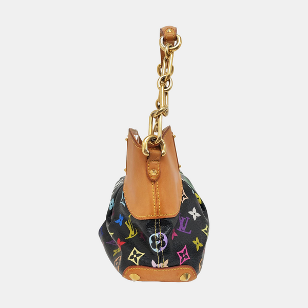JUDY PM Monogram Coated Canvas Black