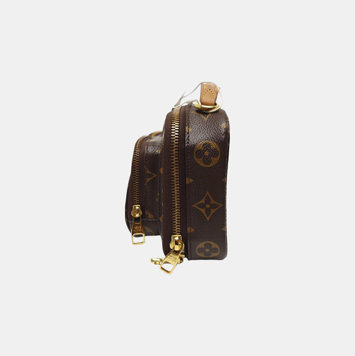UTILITY Monogram Coated Canvas Brown