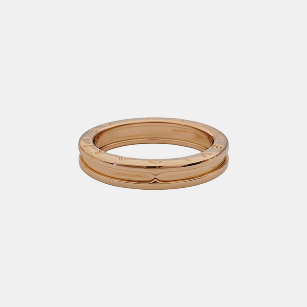 B.ZERO1 18k Rose Gold Ring EU 66