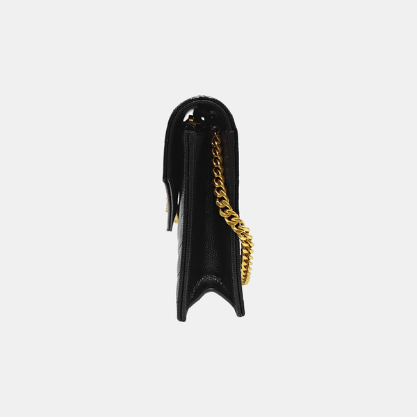 MONOGRAM WOC Chevron Calfskin Black