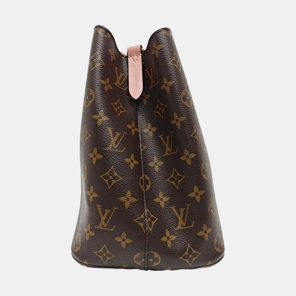 NÉONOÉ MM Monogram Coated Canvas Brown