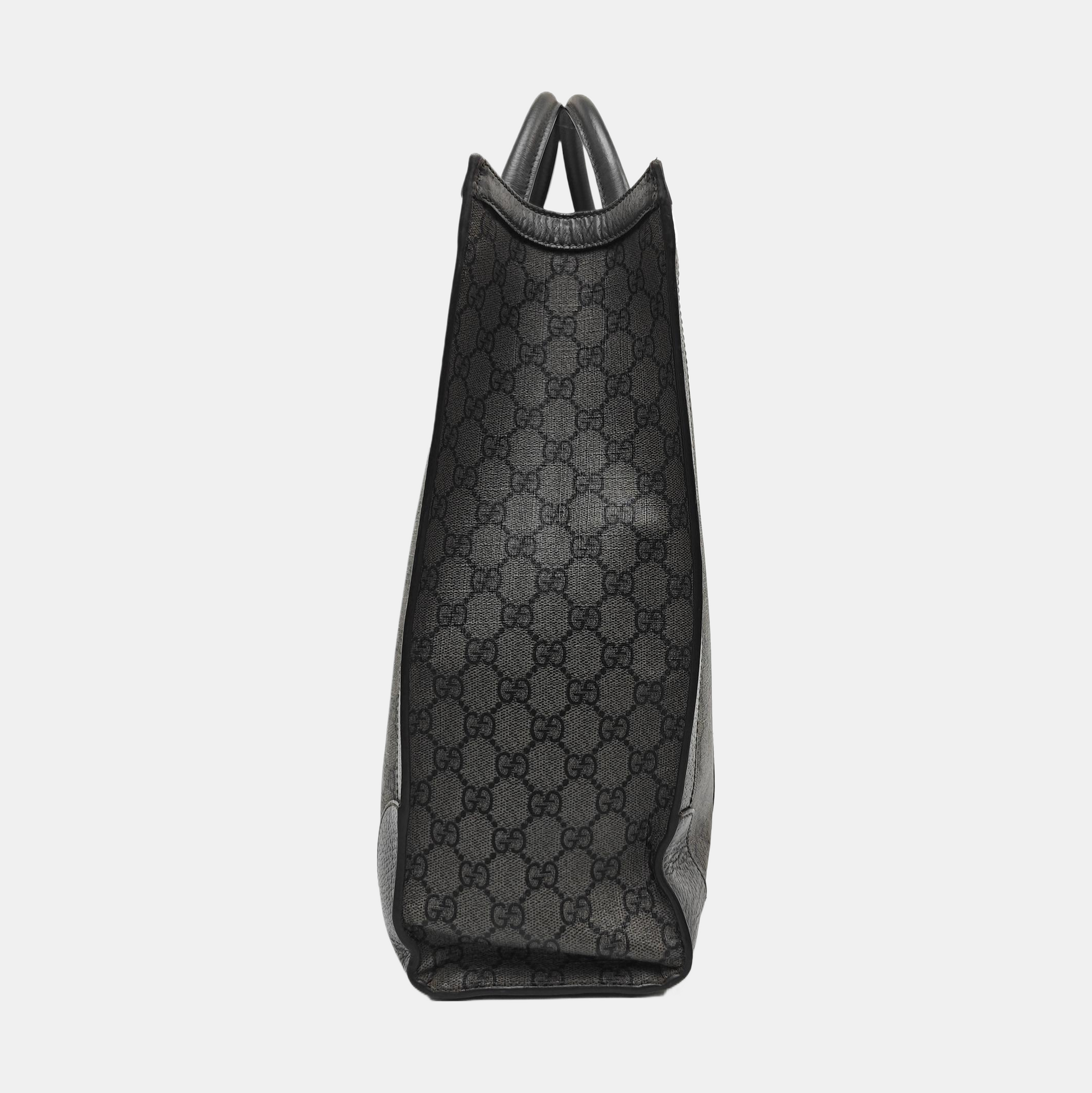GG Multicolor Monogram Coated Canvas Gray