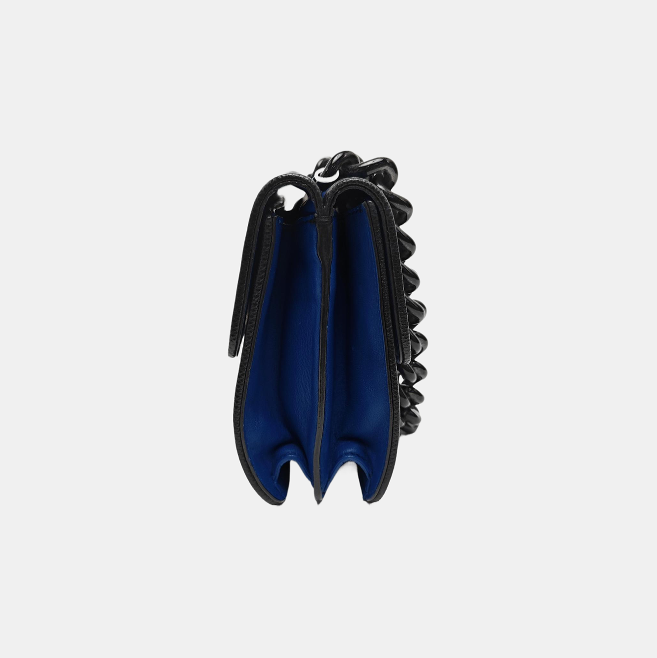 Calfskin Shoulder Bag Blue
