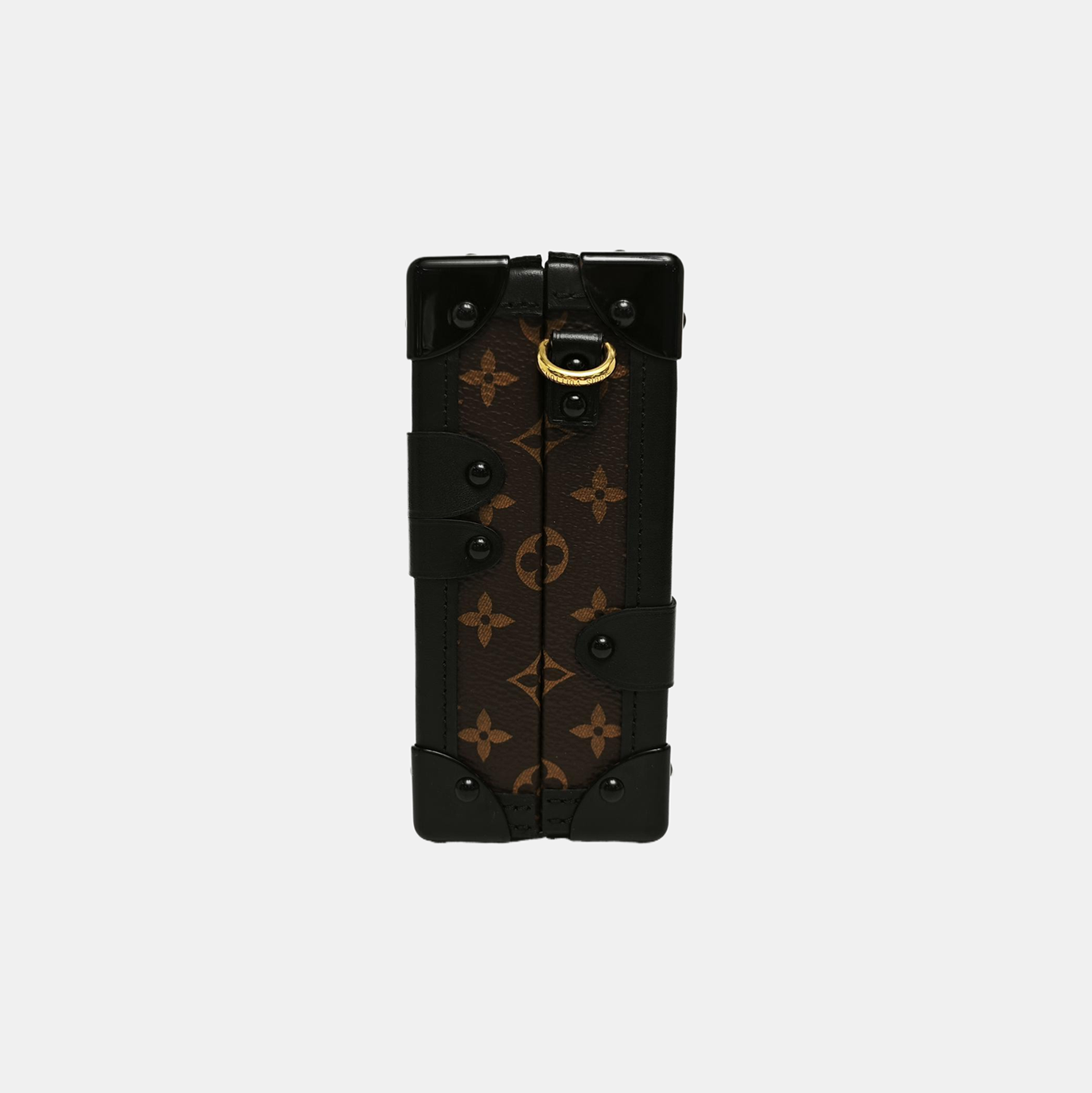 PETITE MALLE Monogram Coated Canvas Brown