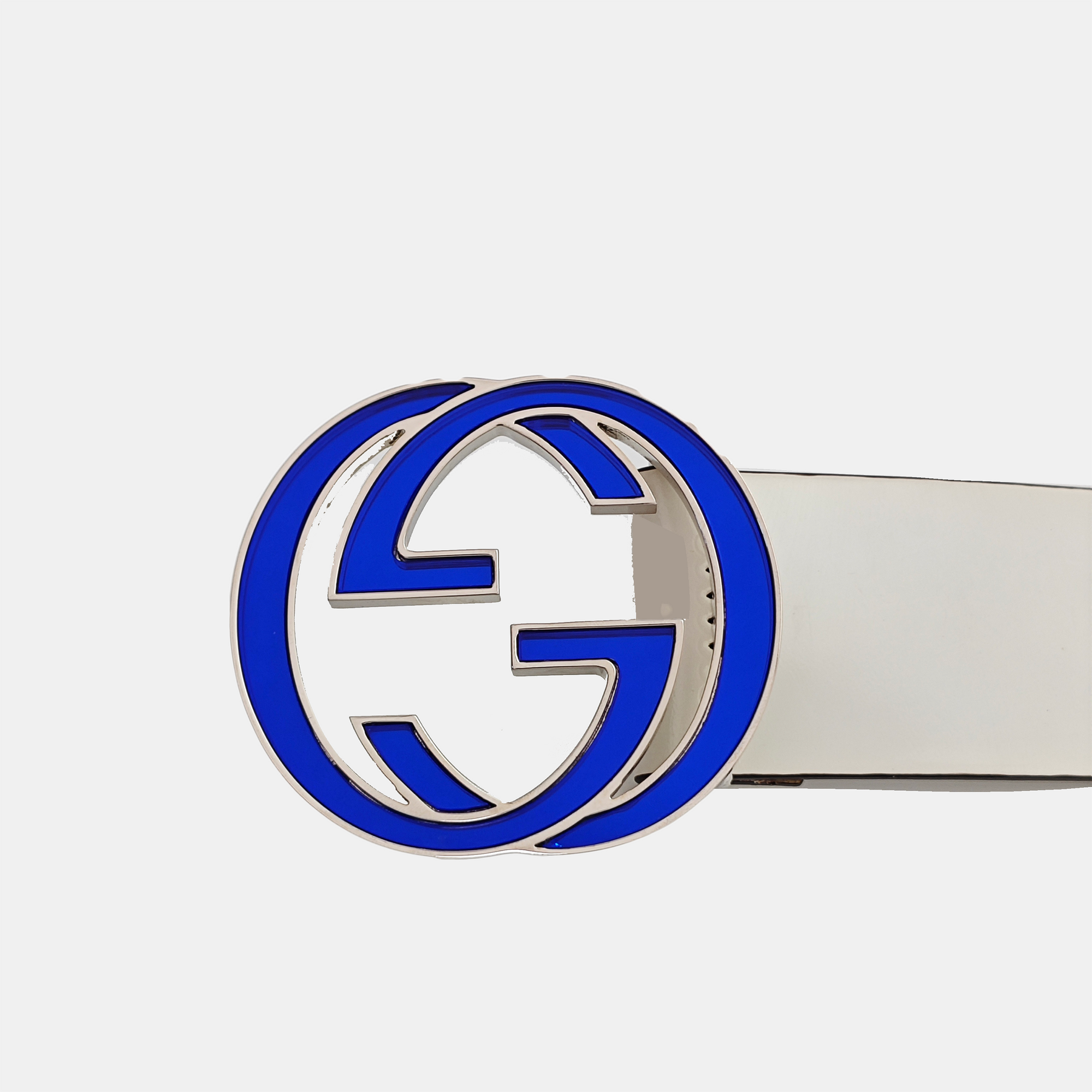 Leather Belt White