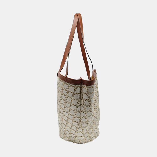 COUFFIN Large Coated Canvas White