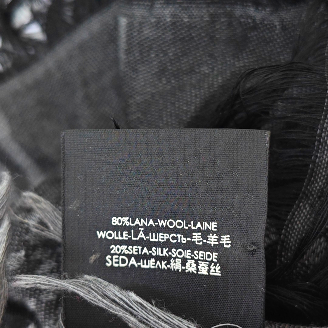 Wool Scarf Black