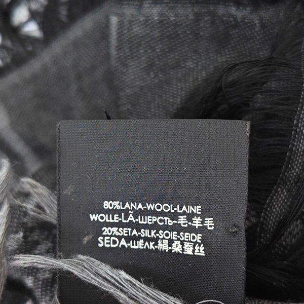 Wool Scarf Black