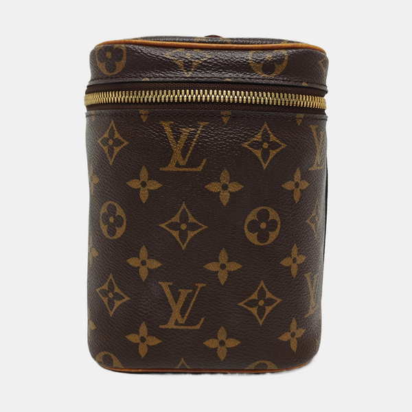 NICE BB Monogram Coated Canvas Brown